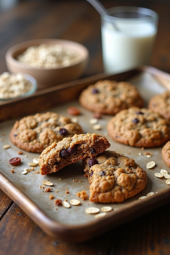 healthier homemade oatmeal cookies