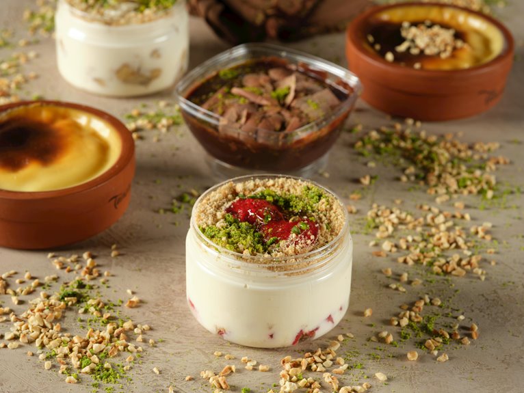 italian dessert eggy custard dessert sauce
