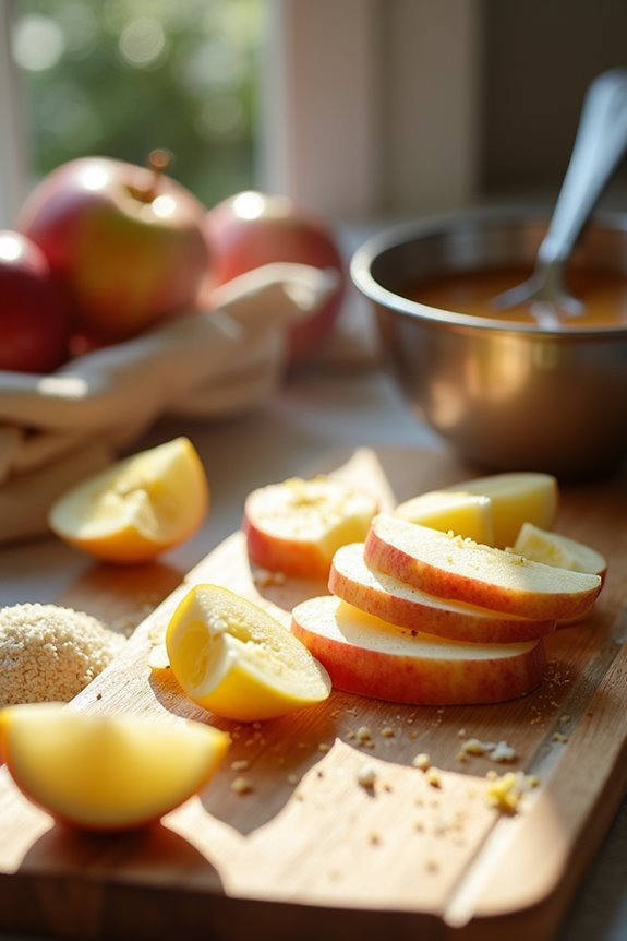 mcintosh apples soft diced