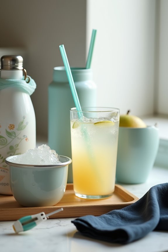 non sugary drinks aid healing