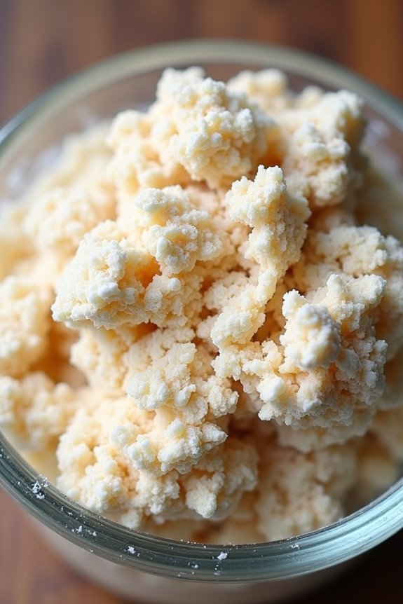 overly measured flour causes dryness