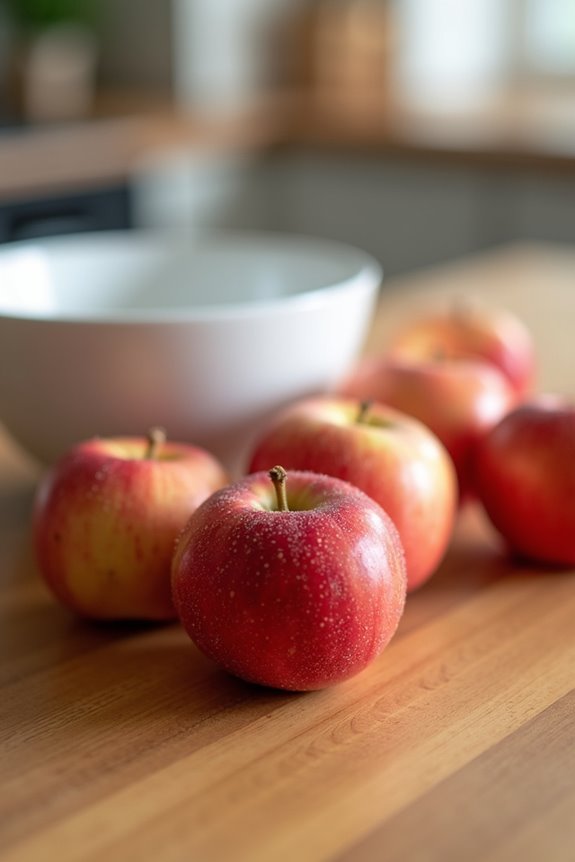 remove seeds and core moderate portions