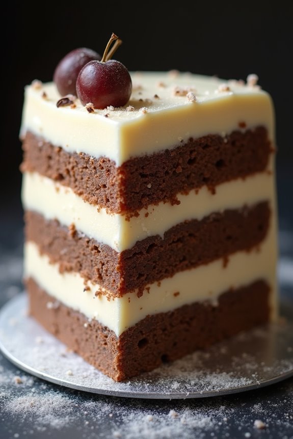 six layer opera cake precise frozen balanced