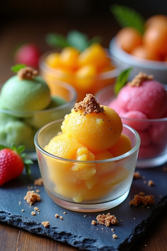 sorbet cleanses palate light finale