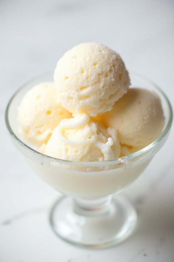 thin low fat frozen dairy dessert